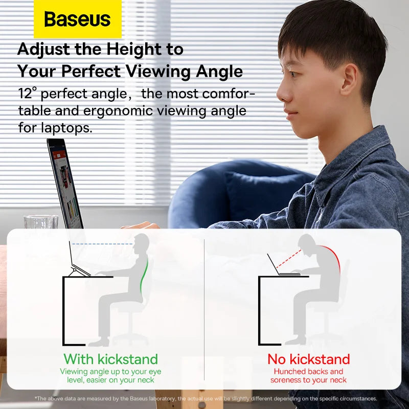 Baseus Slim Laptop Kickstand 2pcs Grey- LUZC000013