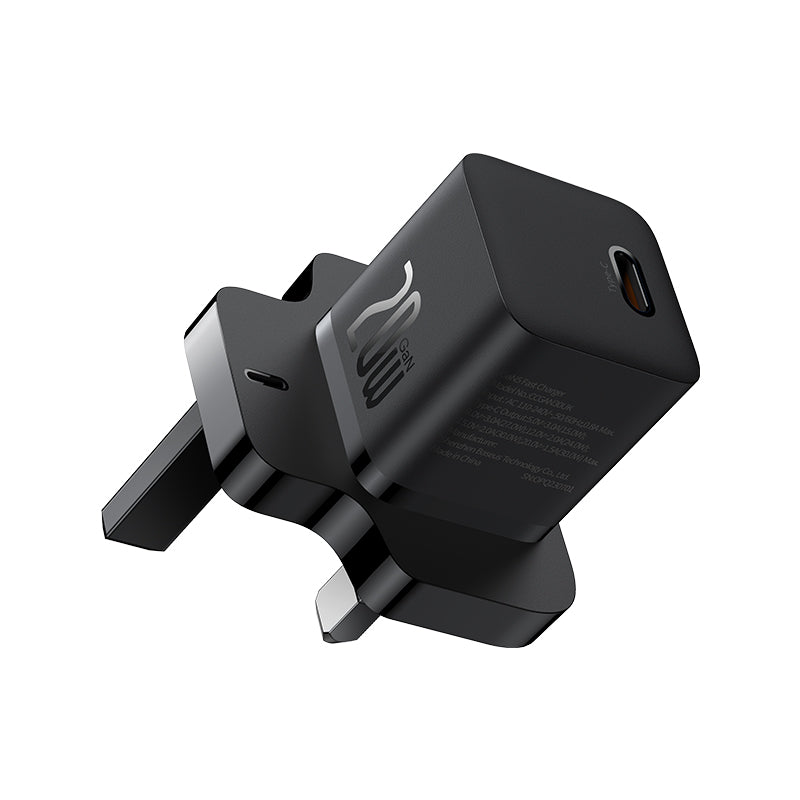 Baseus 20W GaN5 Mini Fast Charger Type-C UK Pin