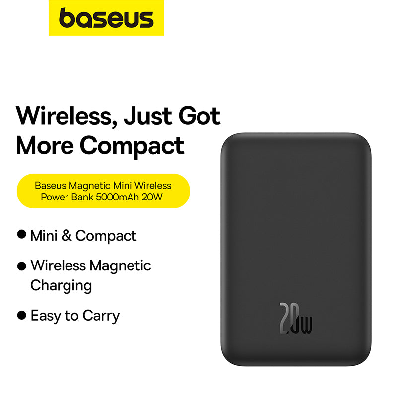 Baseus 5000mAh 20W Magnetic Mini Wireless Power Bank