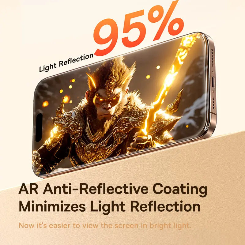 Baseus iPhone 16 Pro Max Full-View 3D HD Hot-Bending Tempered Glass Screen Protector