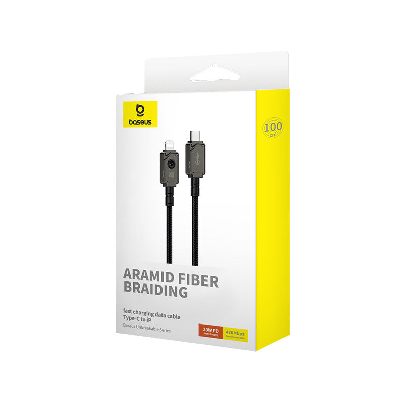 Baseus Unbreakable Series Type-C to Lightning Fast Charging Cable (1m / 2m)