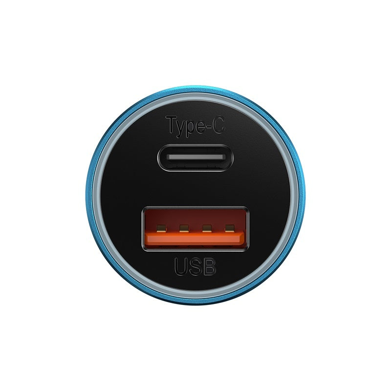 Baseus U+C 60W Golden Contactor Max Dual Fast Charger Car Charger