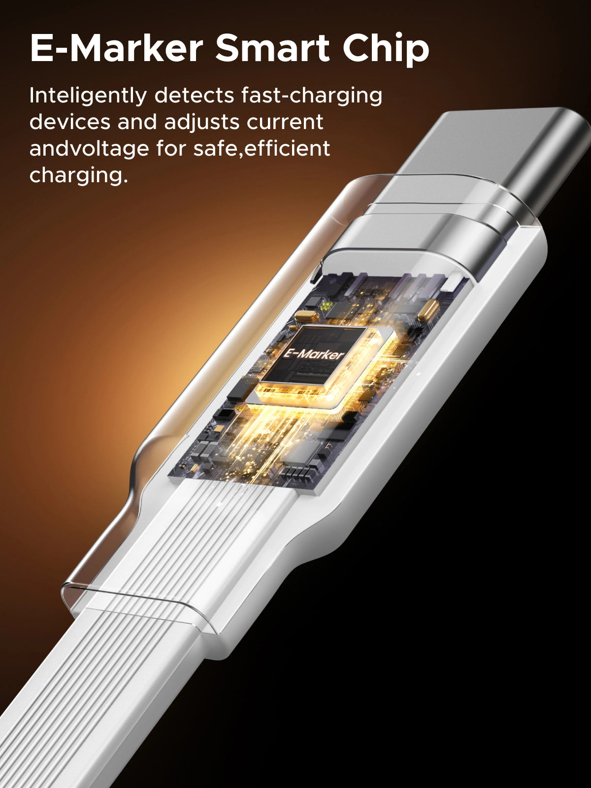 UGREEN 94cm Max 100W Nexode Retractable Type-C to Type-C PD Fast Charging Cable – L531 – 95673