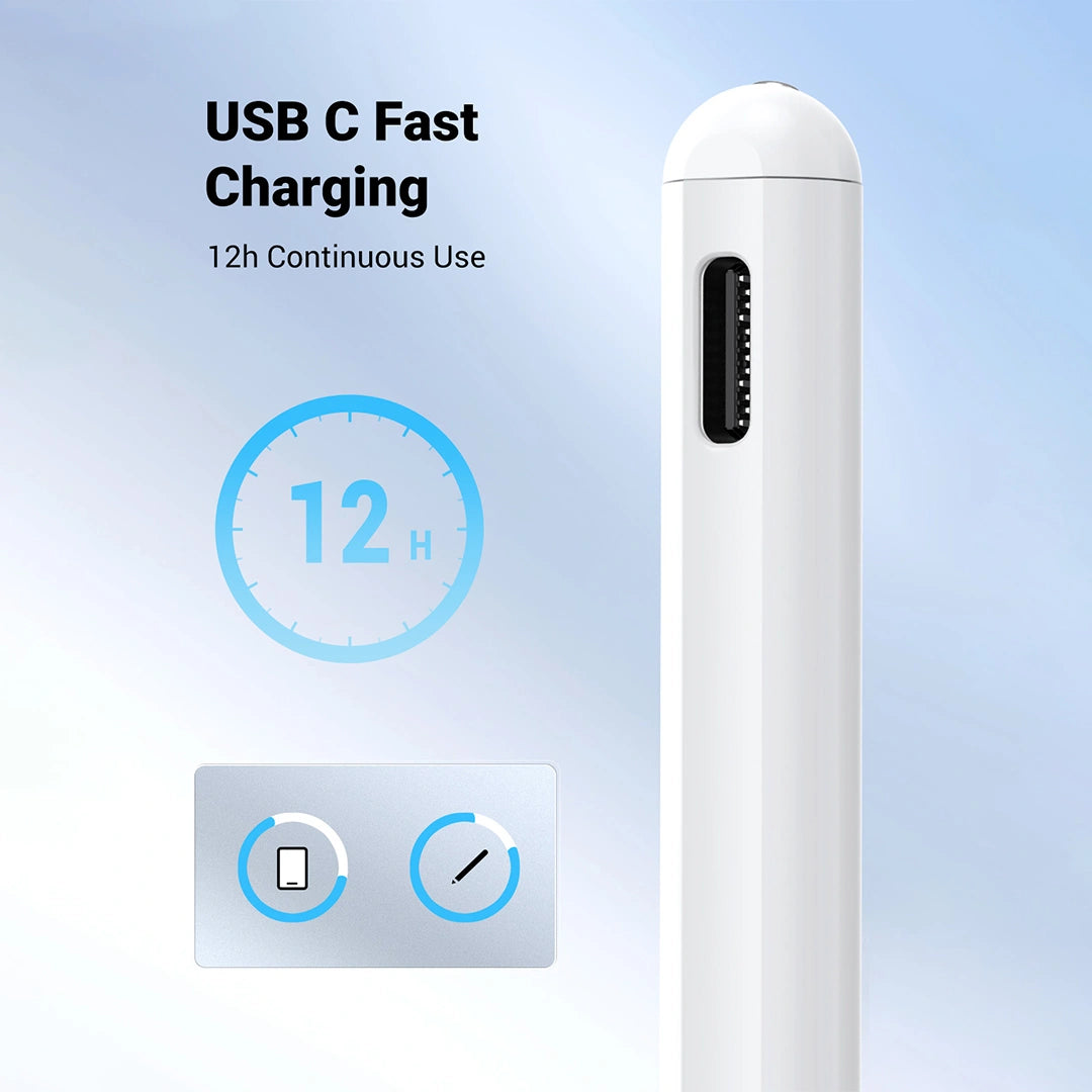 UGREEN Smart Stylus Pen for iPad (White) – LP452S – 90915