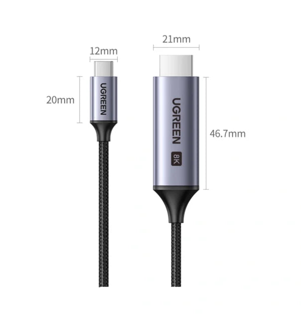 UGREEN 1.5 8K Meter Type-C to HDMI Cable