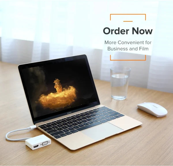 UGREEN Type C to HDMI + VGA Converter