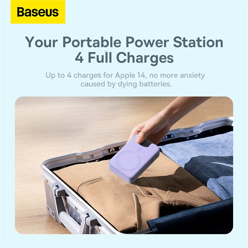 Baseus 20000mAh 20W Magnetic Mini Wireless Power Bank