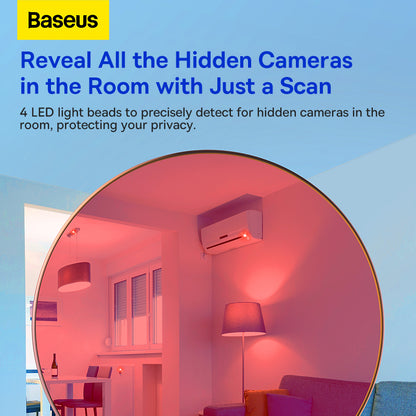 Baseus Heyo-Camera Detector-White (With Simple Charging Cable USB to Type-C 0.3m)