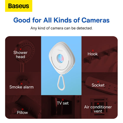 Baseus Heyo-Camera Detector-White (With Simple Charging Cable USB to Type-C 0.3m)
