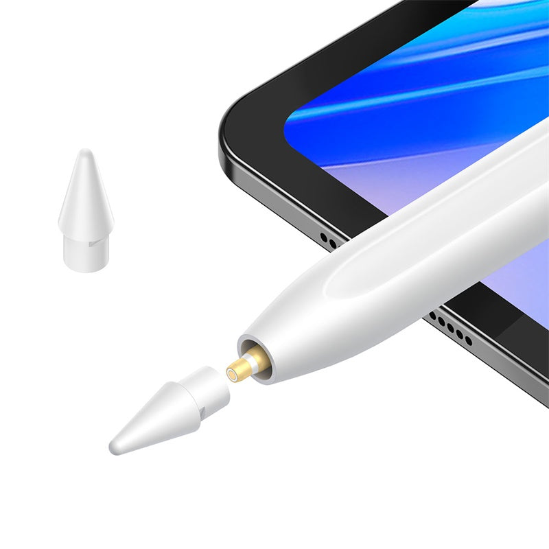 Baseus Smooth Writing 2 Series Wireless Charging Stylus, White (Active Wireless Version with active pen tip)
