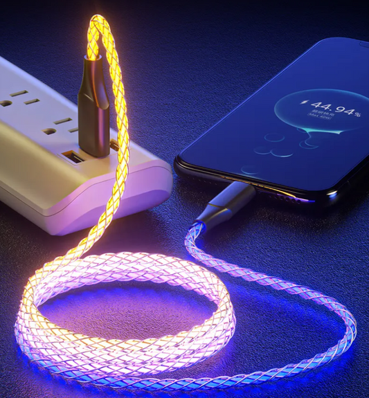 Phone Planet RBG light Data Cable Type-C to C