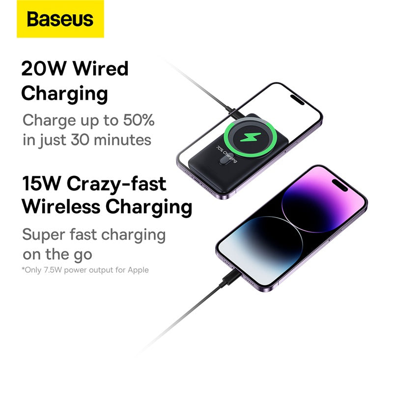 Baseus Bracket Magnetic 20W 10000mAh Wireless Power Bank