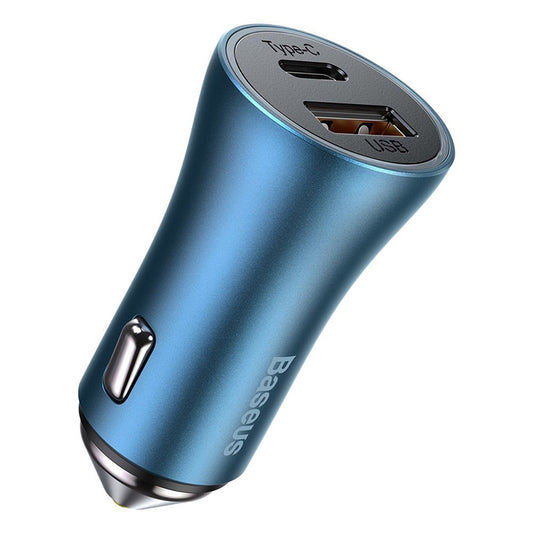 Baseus U+C 60W Golden Contactor Max Dual Fast Charger Car Charger