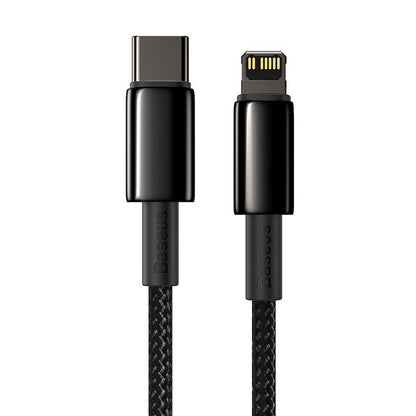 Baseus Tungsten Gold Fast Charging Data Cable Type-C to iP PD 20W Black