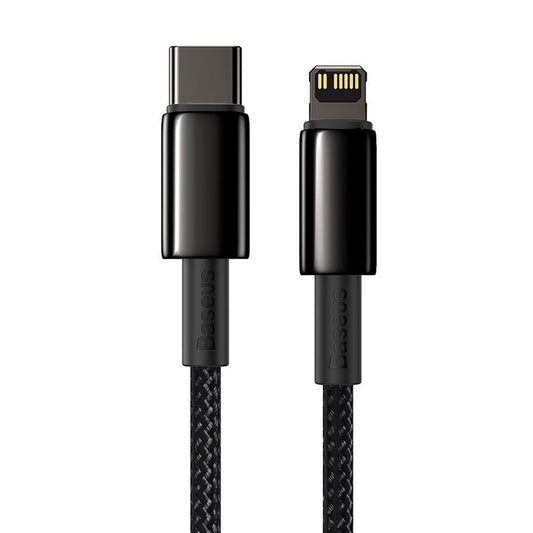 Baseus Tungsten Gold Fast Charging Data Cable Type-C to iP PD 20W Black