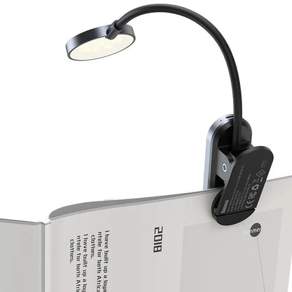 Baseus Comfort Reading Rechargeable Mini Clip Lamp Dark Gray – DGRAD-0G