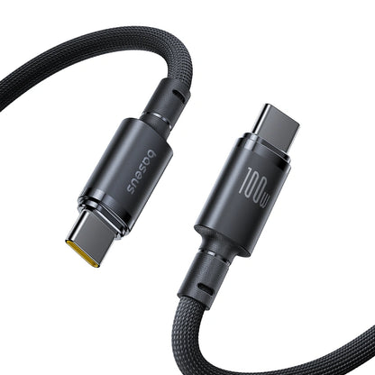 Baseus 2Meter 100W New Braided TYPE-C to TYPE-C Fast Charging Cable
