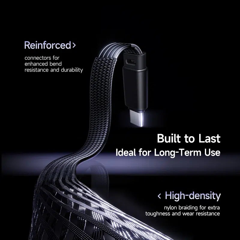 Baseus 2m 100W MVP 3 USB-C to USB-C Fast Charging Cable Cosmic Black
