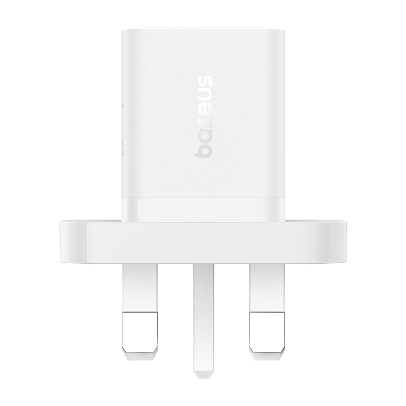 Baseus 30W USB-C GaN5 Mini Fast Charger Moon White