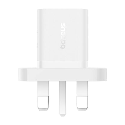 Baseus 30W USB-C GaN5 Mini Fast Charger Moon White