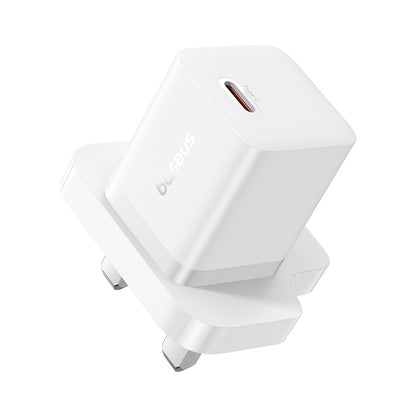 Baseus 30W USB-C GaN5 Mini Fast Charger Moon White