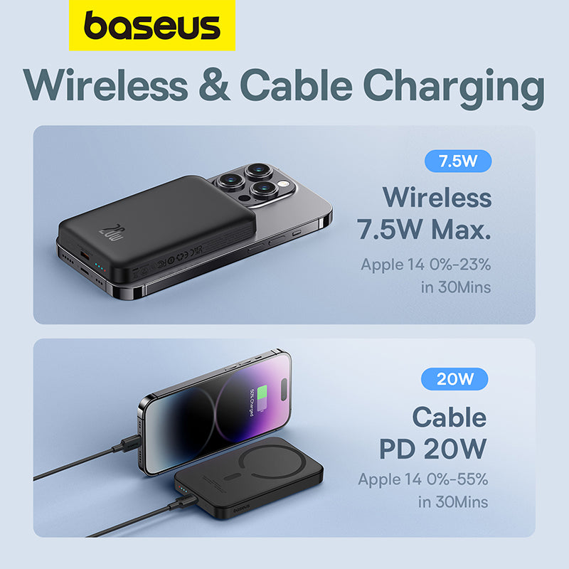 Baseus 5000mAh 20W Magnetic Mini Wireless Power Bank