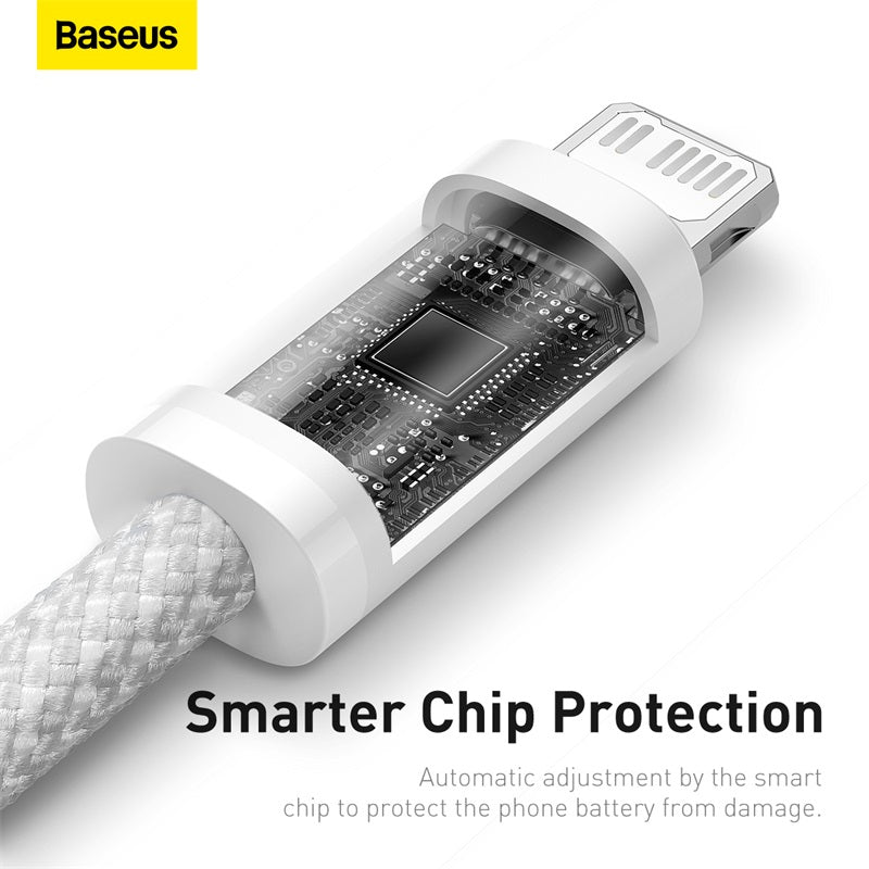 Baseus Dynamic Series 1M Fast Charging Data Cable Type-C to Lightning 20W White