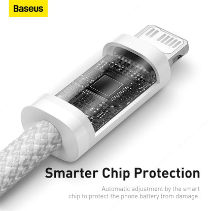 Baseus Dynamic Series 1M Fast Charging Data Cable Type-C to Lightning 20W White