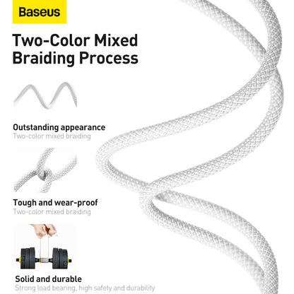 Baseus Dynamic Series 1M Fast Charging Data Cable Type-C to Lightning 20W White