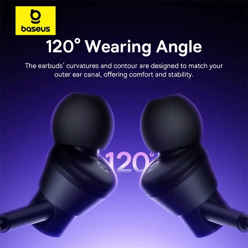 Baseus Encok CZ11 Type-c Wired Earphones (Black / White)