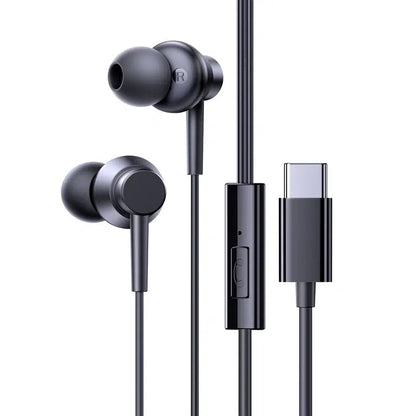 Baseus Encok CZ11 Type-c Wired Earphones (Black / White)