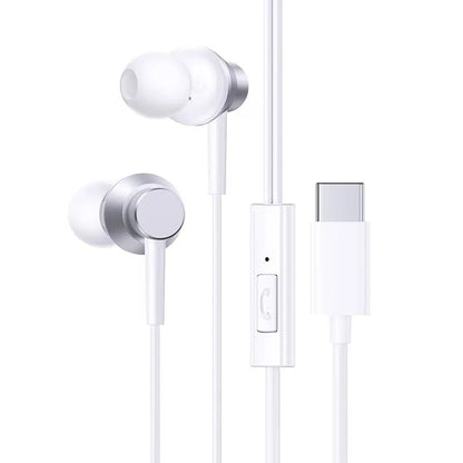 Baseus Encok CZ11 Type-c Wired Earphones (Black / White)