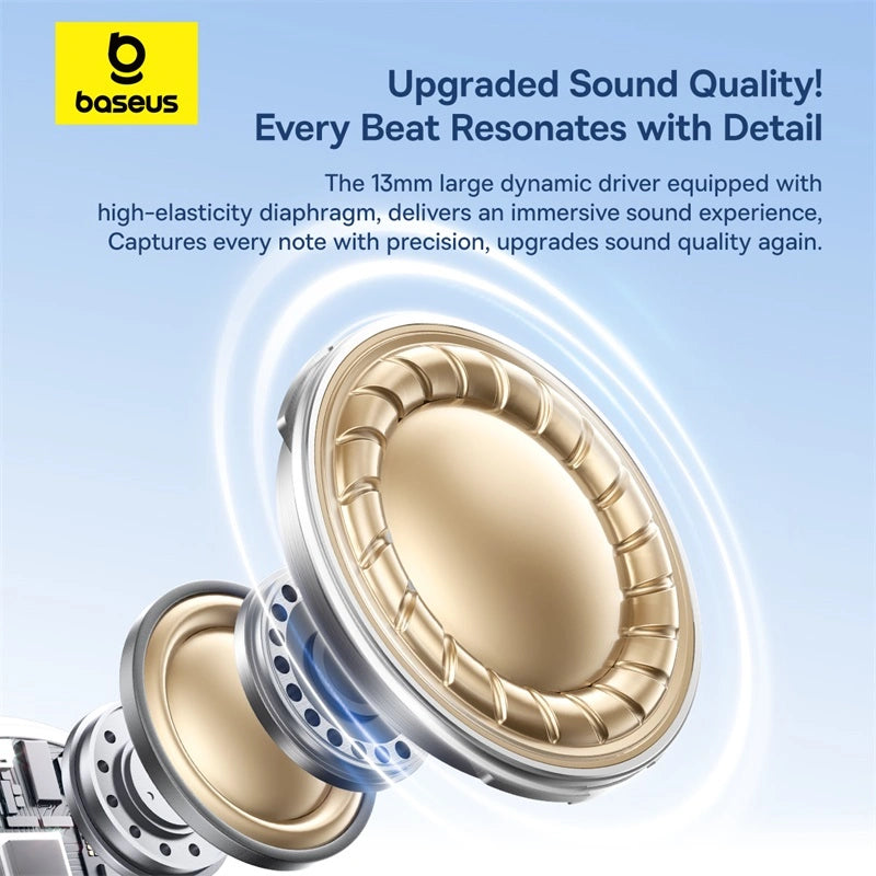 Baseus Encok CZ19 Wired Earphones – Moon White