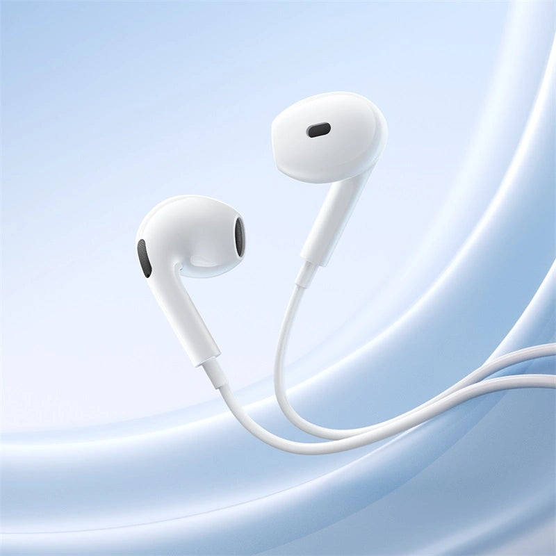 Baseus Encok CZ19 Wired Earphones – Moon White