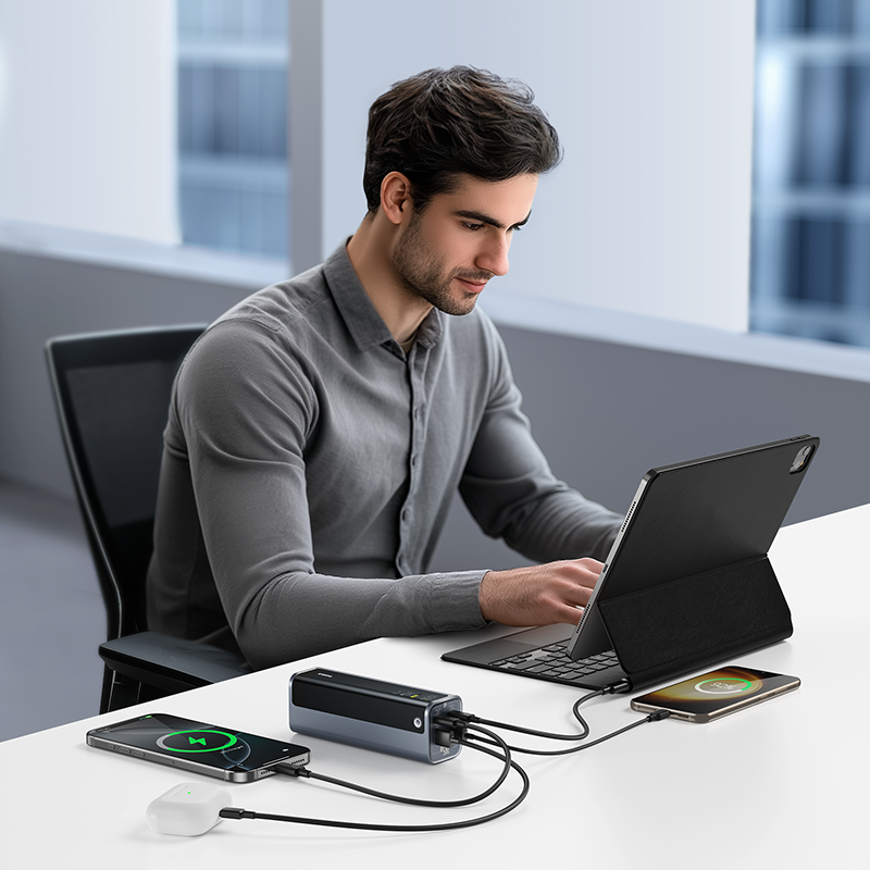 Baseus EnerGeek 20800mAh 145W GP12 Fast Charging Power Bank with Digital Display