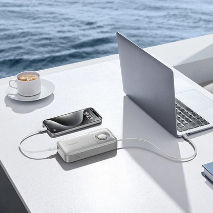 Baseus Free2Pull 20000mAh 65W Power Bank with Retractable Cable