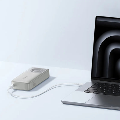 Baseus Free2Pull 20000mAh 65W Power Bank with Retractable Cable