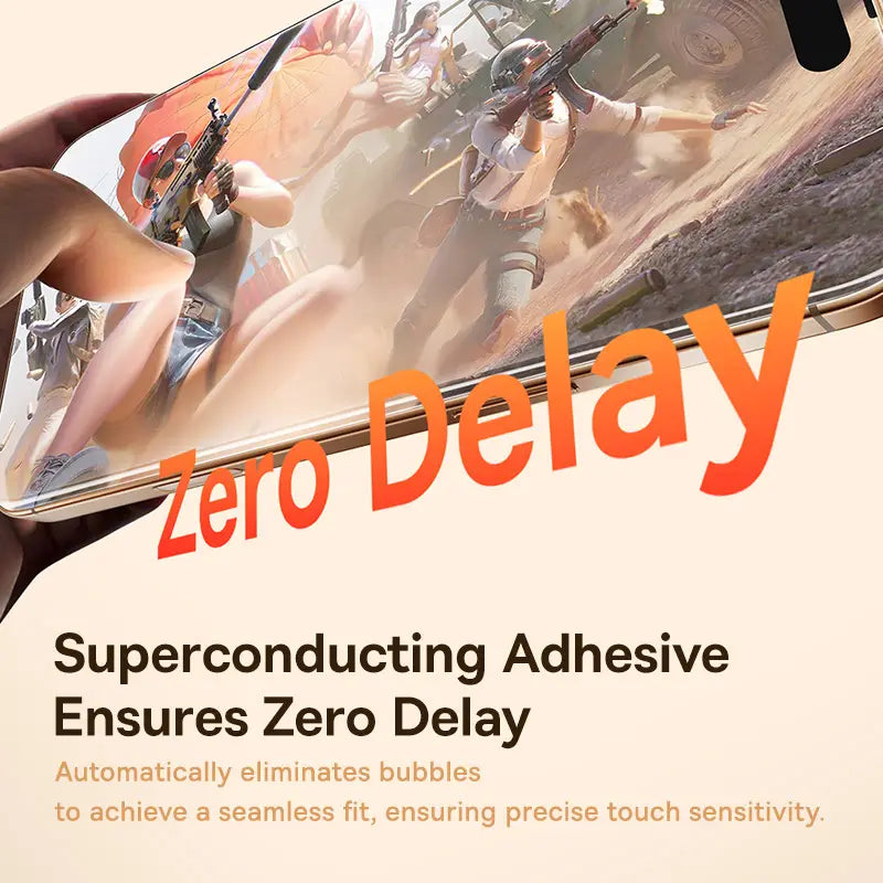 Baseus iPhone 16 Pro Max Full-View 3D HD Hot-Bending Tempered Glass Screen Protector