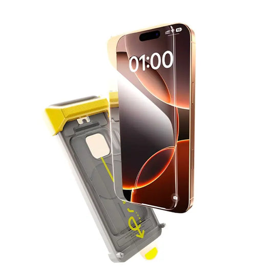 Baseus iPhone 16 Pro Max Full-View 3D HD Hot-Bending Tempered Glass Screen Protector