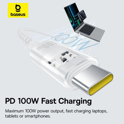 Baseus Gem Type-C to Type-C 100W 1 Meter Fast-Charging Data Cable