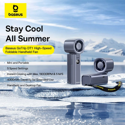 Baseus GoTrip DT1 Handheld Fan – C10272301813‑00