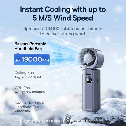 Baseus GoTrip DT1 Handheld Fan – C10272301813‑00