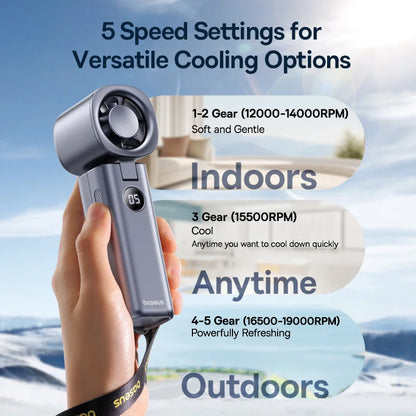 Baseus GoTrip DT1 Handheld Fan – C10272301813‑00
