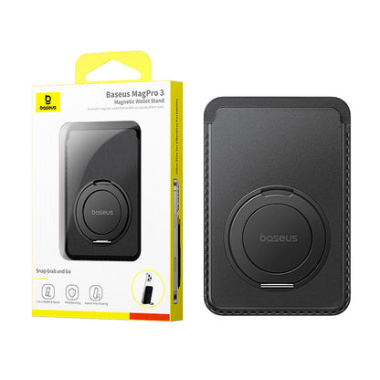 Baseus MagPro 3 Magnetic Wallet Stand Cosmic Black