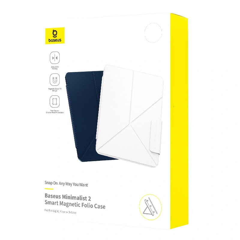 Baseus iPad Pro 11” (2024) Minimalist 2 Smart Magnetic Folio Case – Cosmic Black
