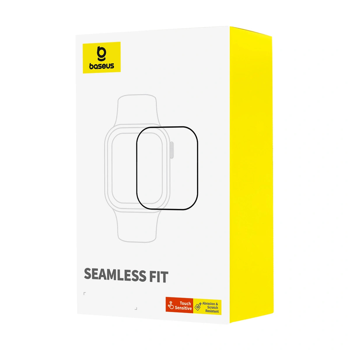 Baseus NanoCrystal Series 41mm for Apple Watch 7/8/9, Full-Coverage Curved-Screen Crystal Tempered Glass