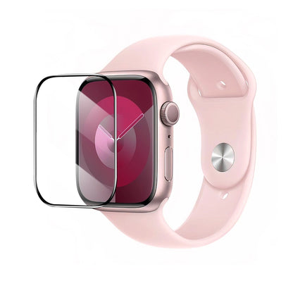 Baseus NanoCrystal Series 41mm for Apple Watch 7/8/9, Full-Coverage Curved-Screen Crystal Tempered Glass