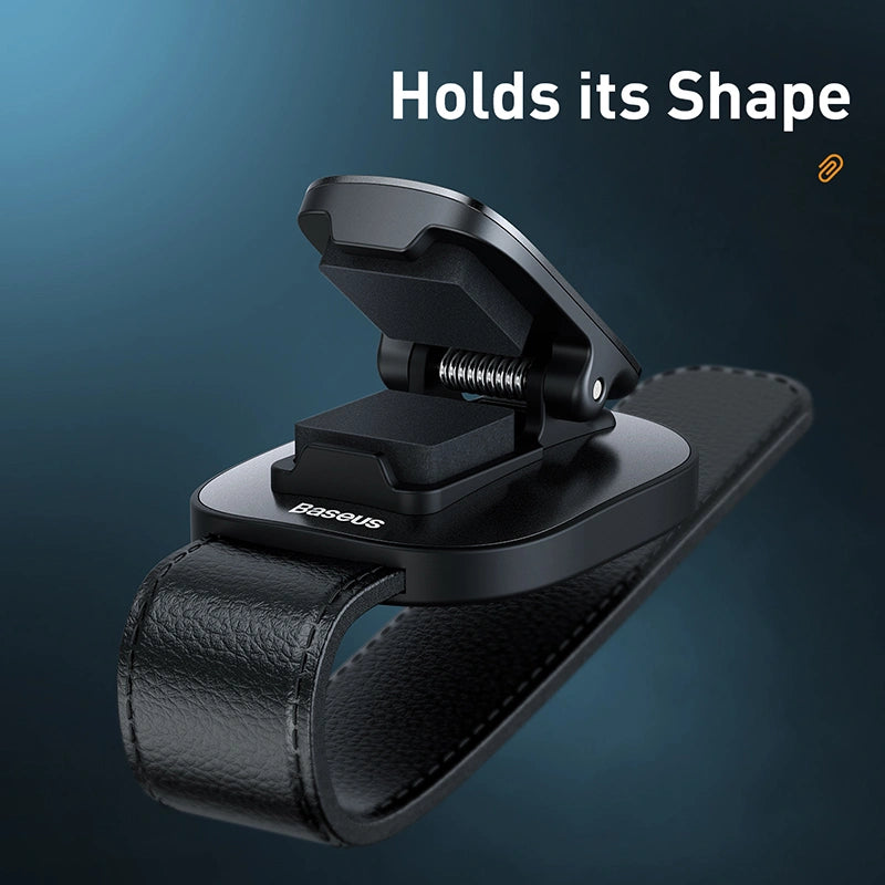 Baseus Platinum Vehicle Eyewear Clip – Clamping Type, Black