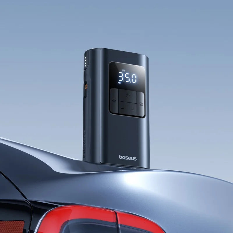 Baseus PrimeTrip VA1 Wired and Wireless 2-in-1 Tire Inflator Cosmic Black