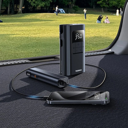 Baseus PrimeTrip VA1 Wired and Wireless 2-in-1 Tire Inflator Cosmic Black